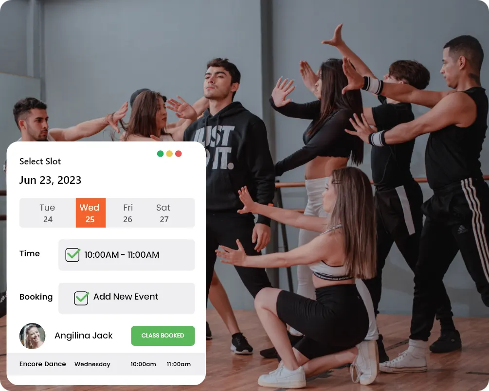 Dance Studio software for Operations