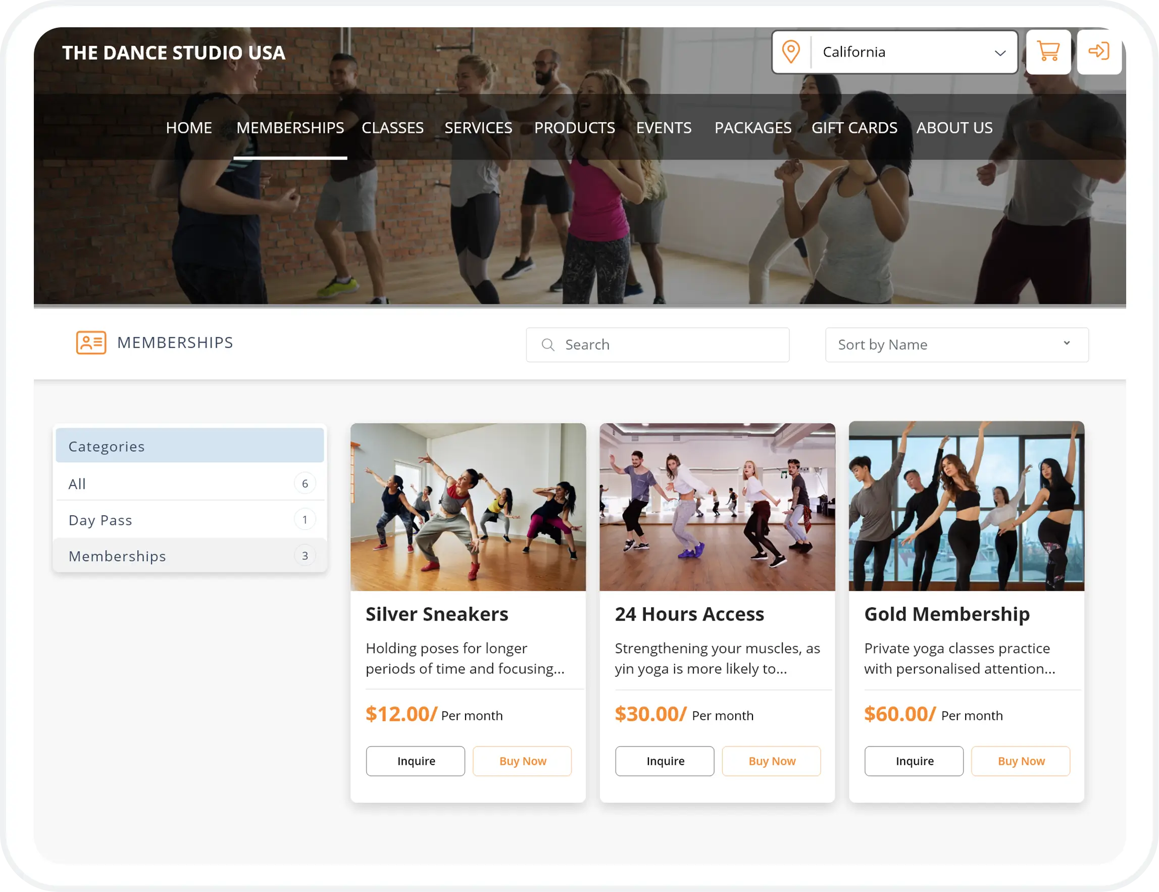 Wellyx dance studio software with customized membership management